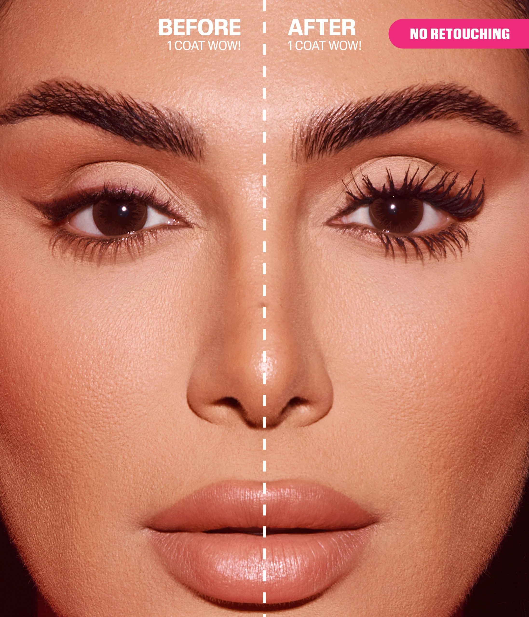 HUDA BEAUTY 1 COAT WOW! Extra Volumizing and Lifting Mascara - Image 4