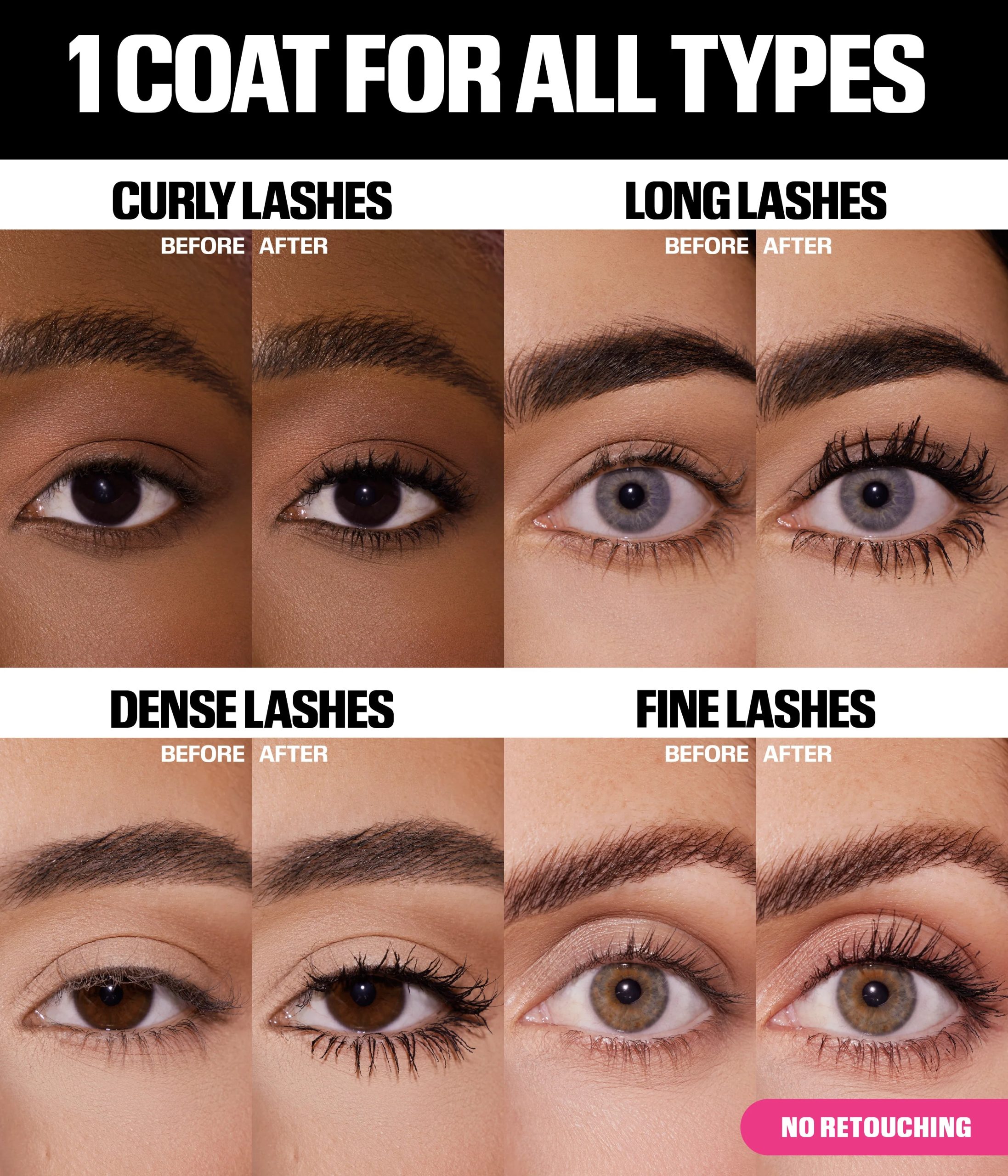 HUDA BEAUTY 1 COAT WOW! Extra Volumizing and Lifting Mascara - Image 5