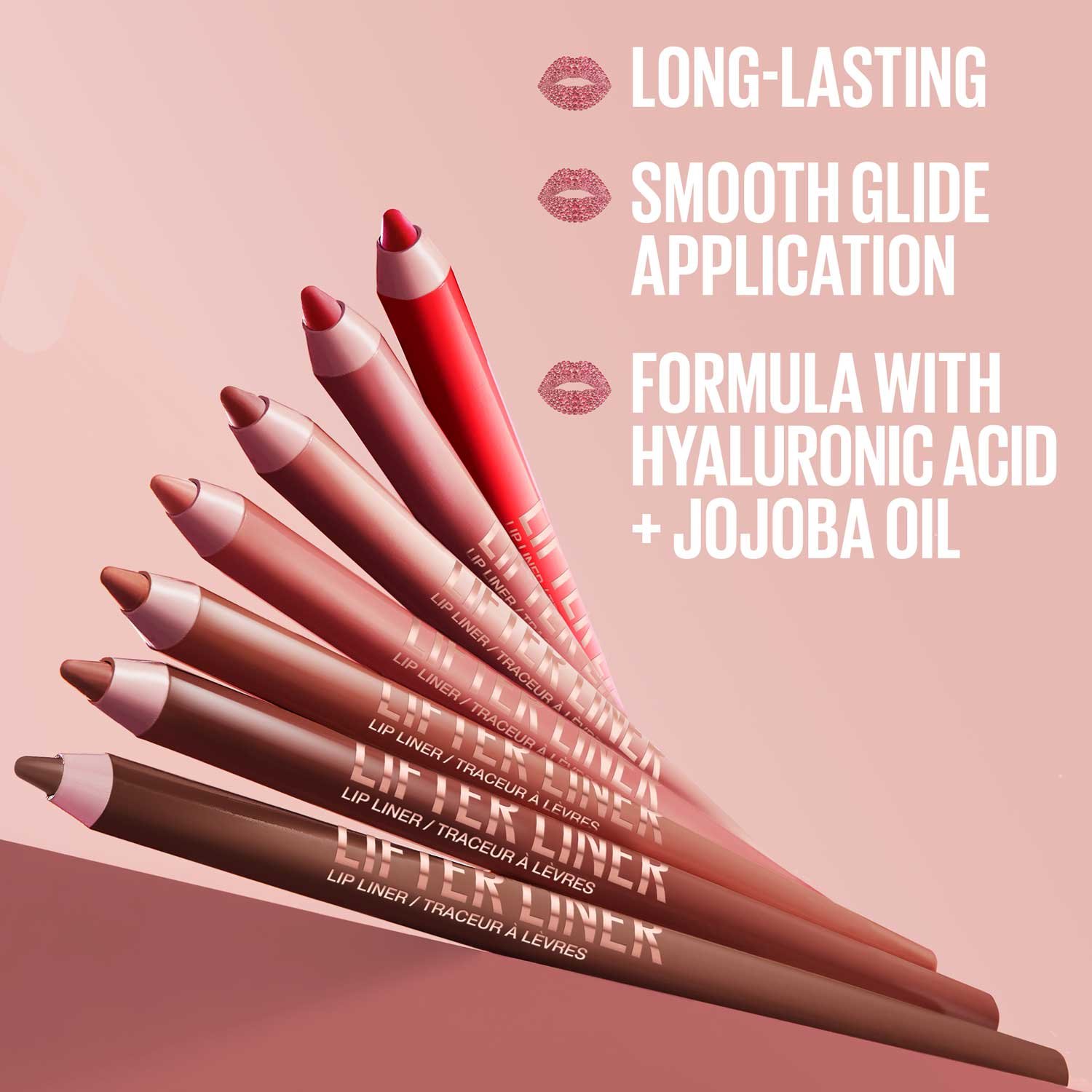 LIFTER LINER™ Lip Liner Makeup with Hyaluronic Acid - Image 2
